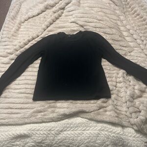 Express Fitted Black Top